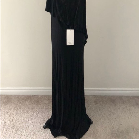 TOBI black maxi dress - Picture 11 of 12